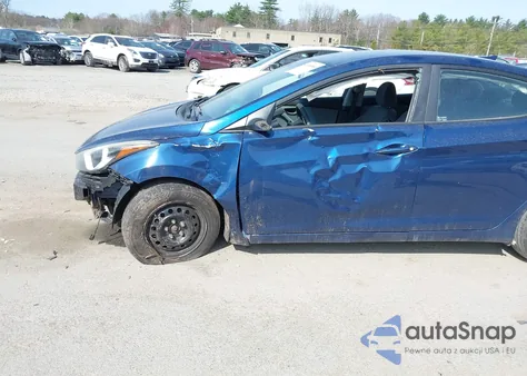 2016 Hyundai Elantra Se from USA, damaged, VIN 5NPDH4AE1GH681813